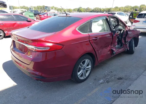 2018 Ford Fusion Se из США, поврежденный, VIN 3FA6P0LU8JR141667
